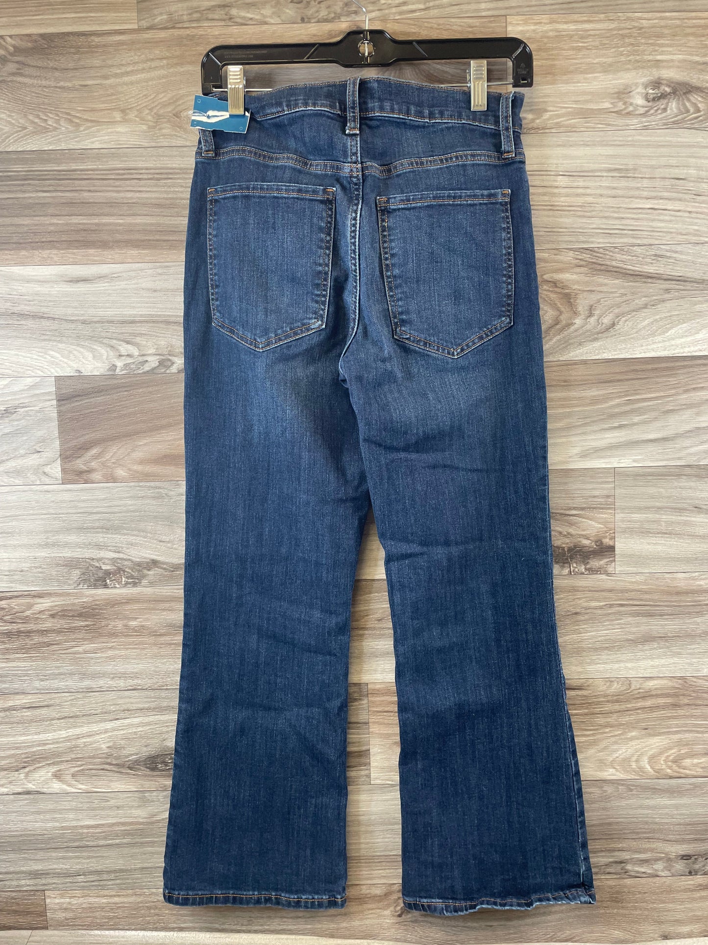 Jeans Boot Cut By Banana Republic In Blue Denim, Size: 4