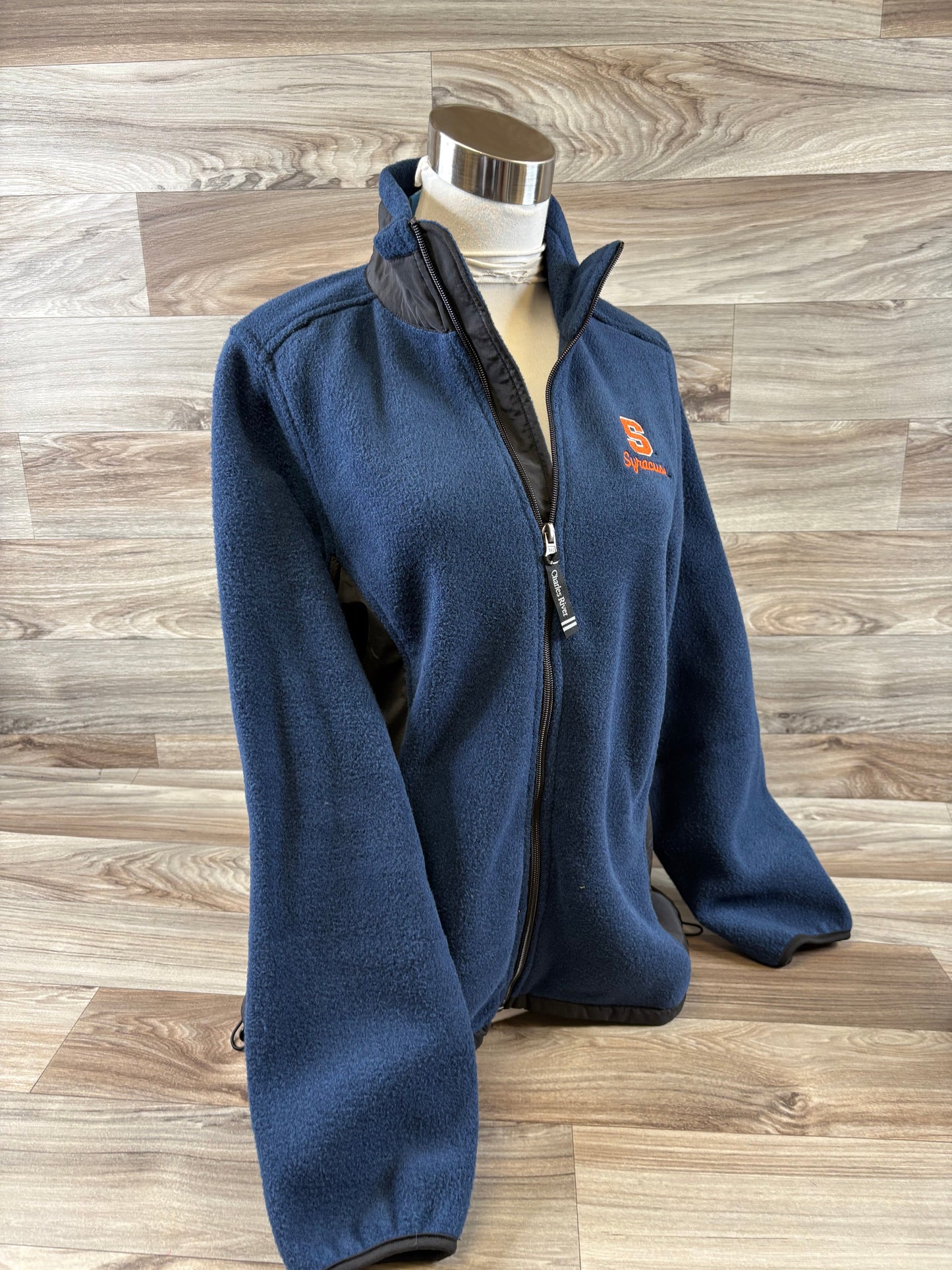 Athletic Jacket By Clothes Mentor In Navy, Size: M