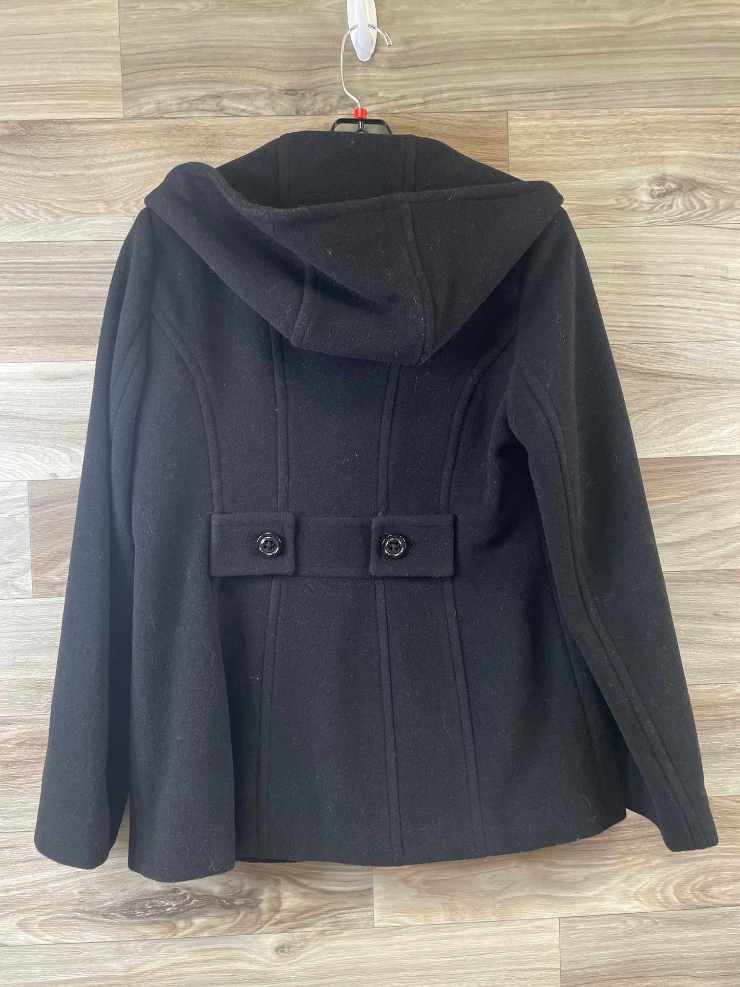 Coat Peacoat By Croft And Barrow In Black, Size: S