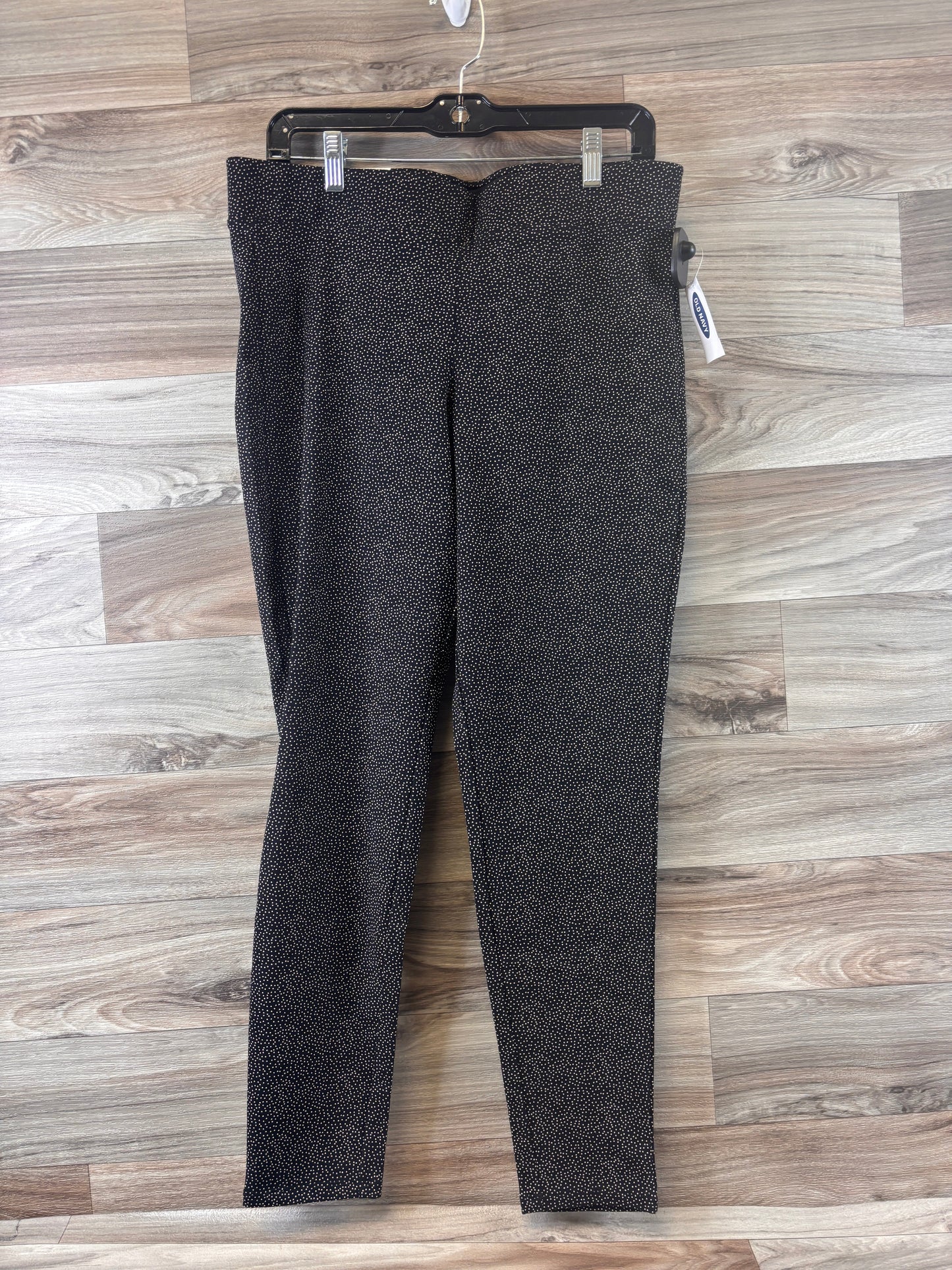 Pants Leggings By Old Navy In Polkadot Pattern, Size: L