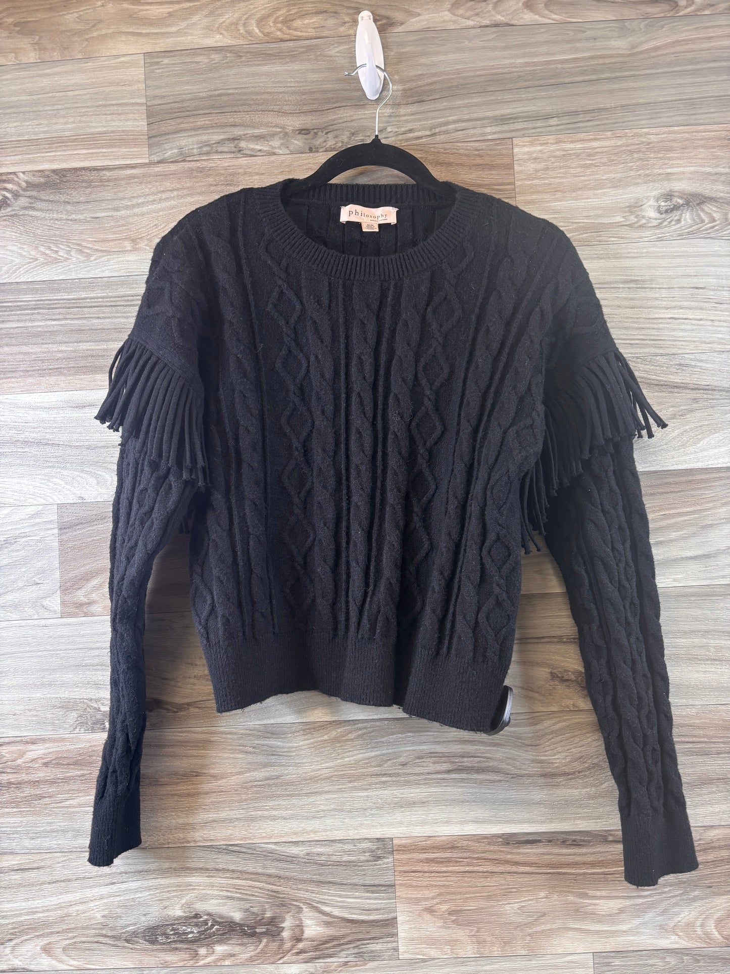 Sweater By Philosophy In Black, Size: M