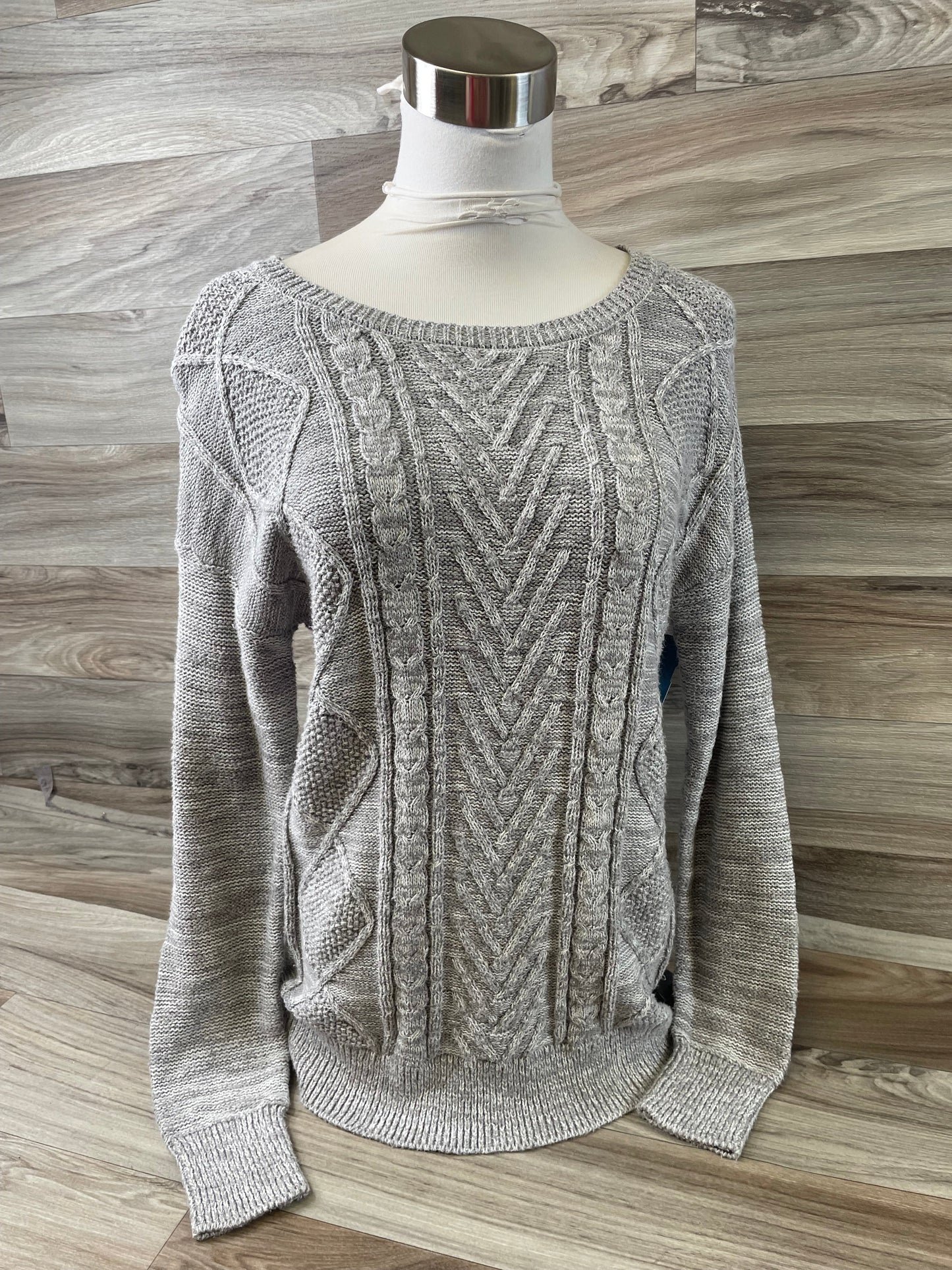 Sweater By Mossimo In Grey, Size: S