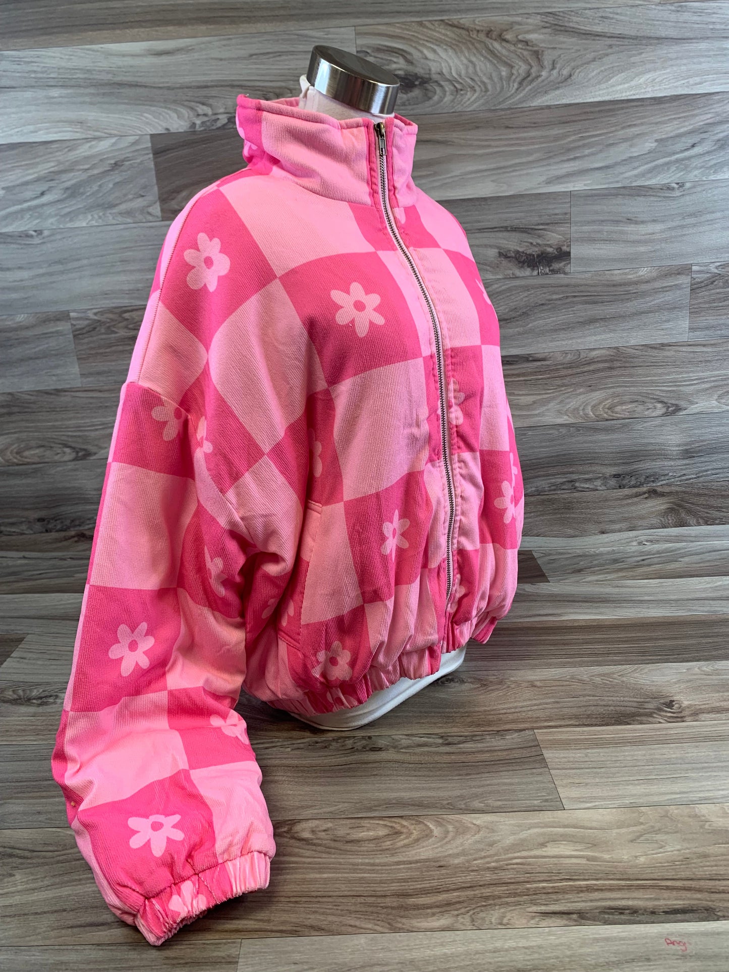 Jacket Puffer & Quilted By Cme In Pink, Size: M