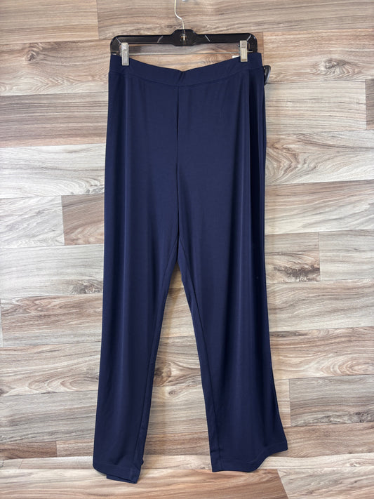 Pants Wide Leg By Susan Graver In Navy, Size: 12p