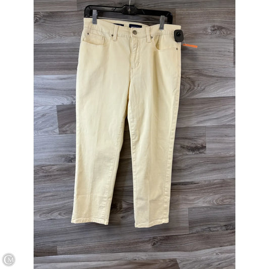 Capris By Charter Club In Yellow, Size: 8