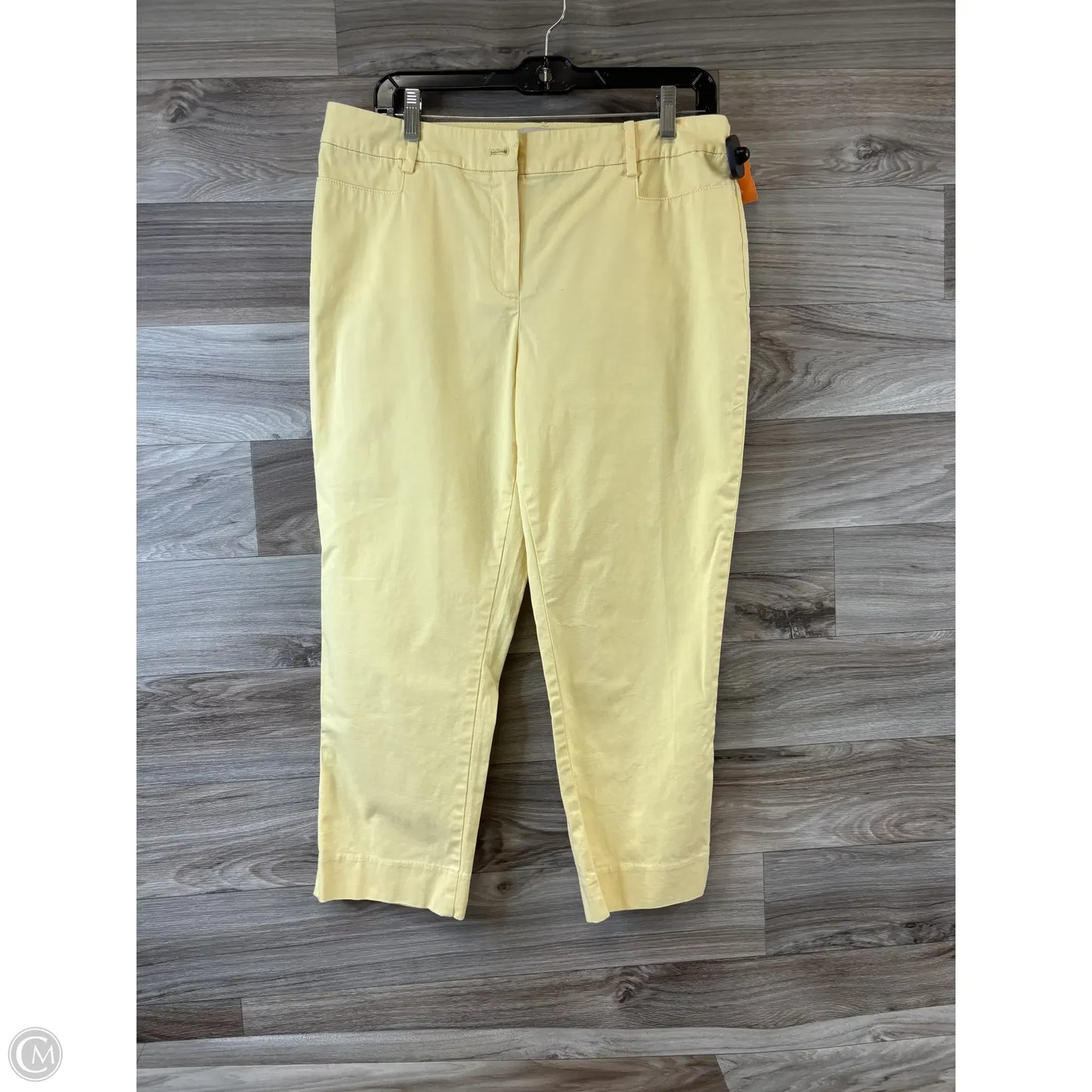 Capris By Talbots In Yellow, Size: 12p