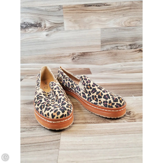 Shoes Flats By Toms In Animal Print, Size: 8.5