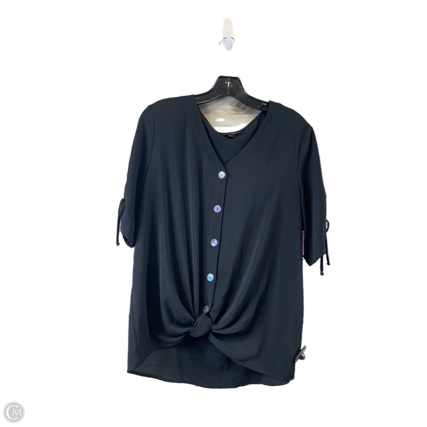 Top Short Sleeve By Alyx In Black, Size: L