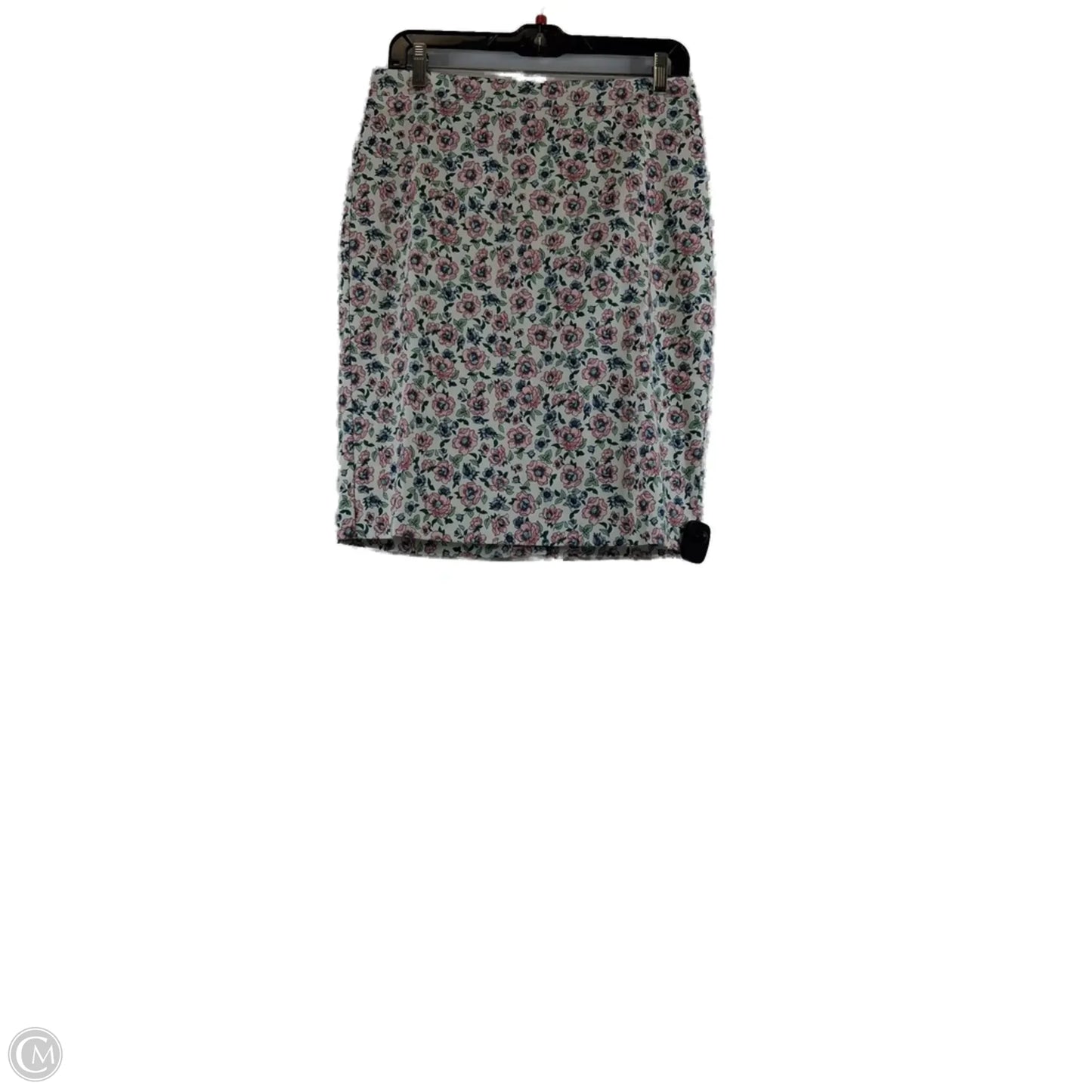 Skirt Midi By J. Crew In Pink & White, Size: 6