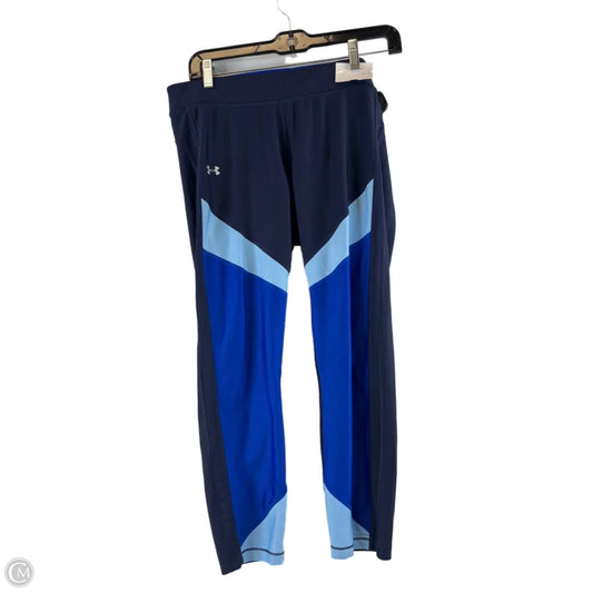 Athletic Leggings By Under Armour In Blue, Size: Xl