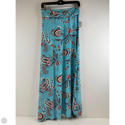 Skirt Maxi By Robert Louis In Blue & Red, Size: 12