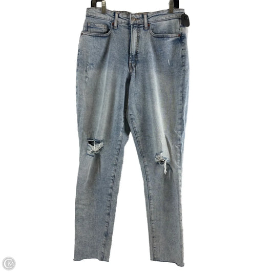 Jeans Straight By Old Navy In Blue Denim, Size: 12