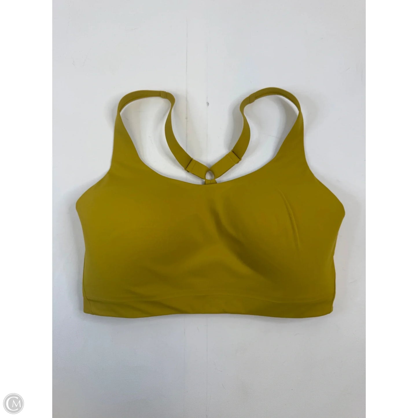 Athletic Bra By Athleta In Yellow, Size: Xl