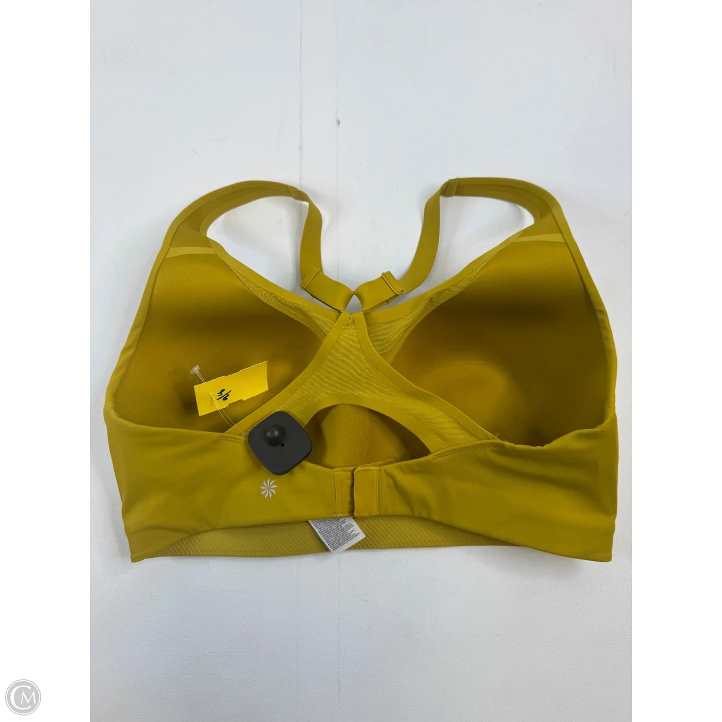 Athletic Bra By Athleta In Yellow, Size: Xl