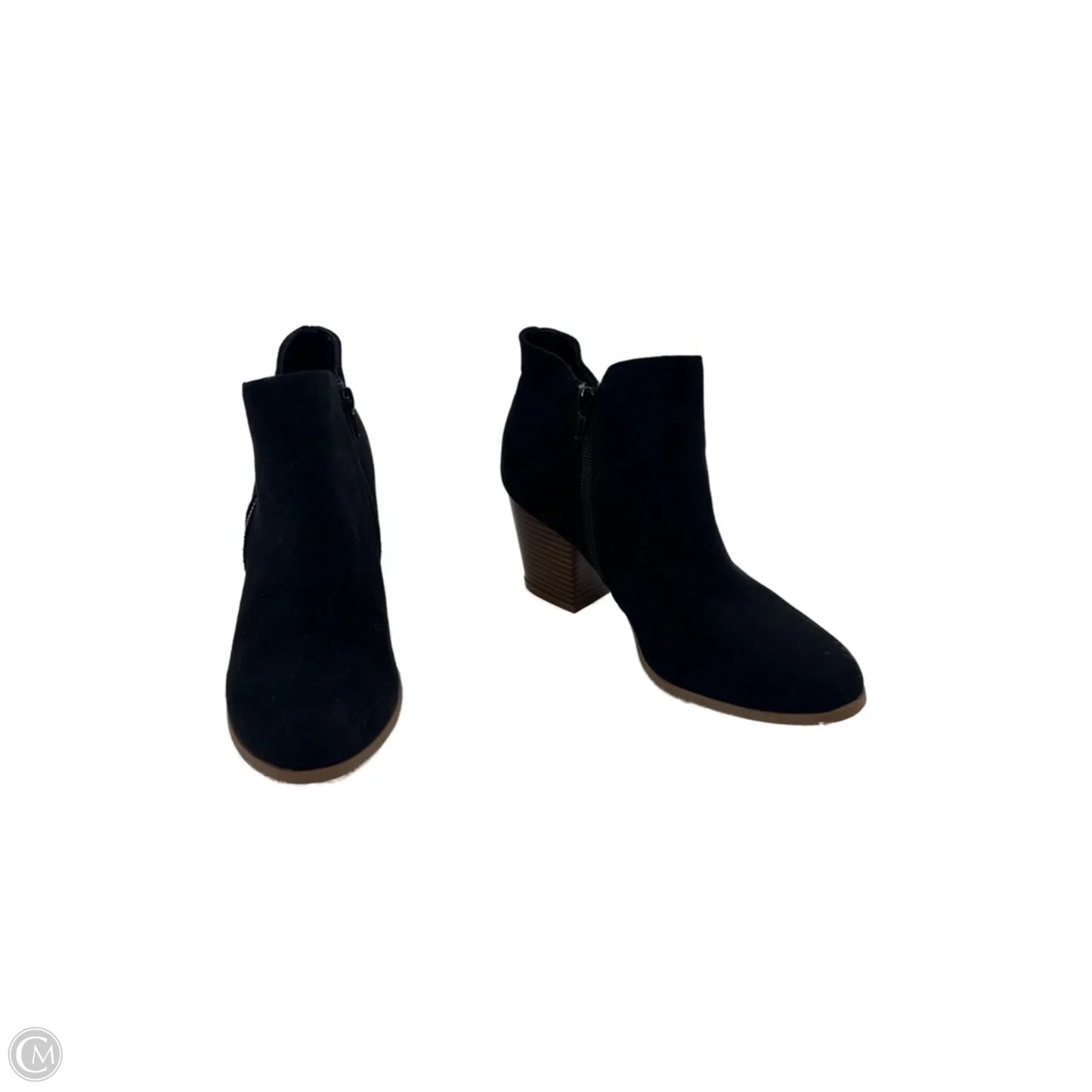 Boots Ankle Heels By Style And Company In Black, Size: 7.5