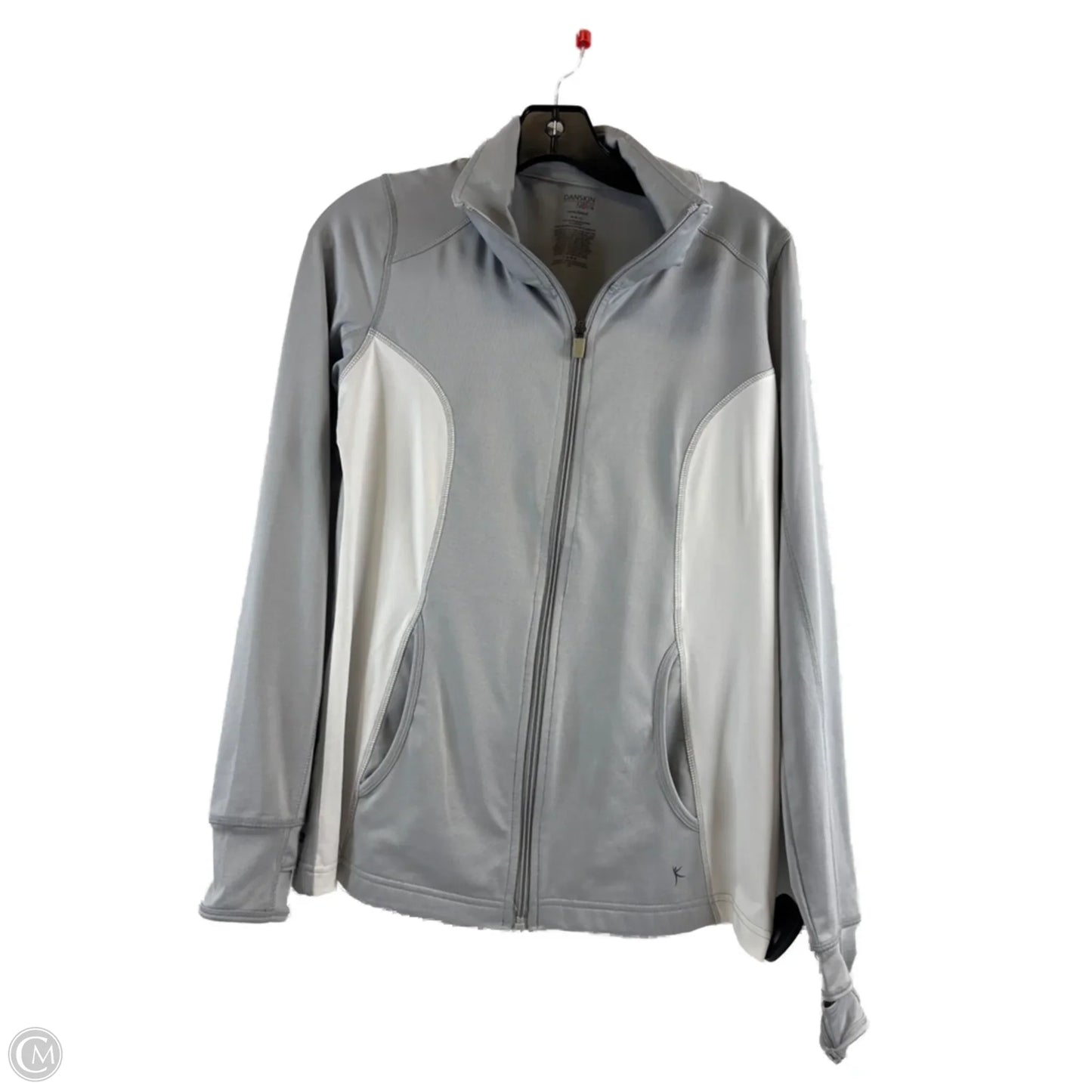 Athletic Jacket By Danskin Now In Grey, Size: M