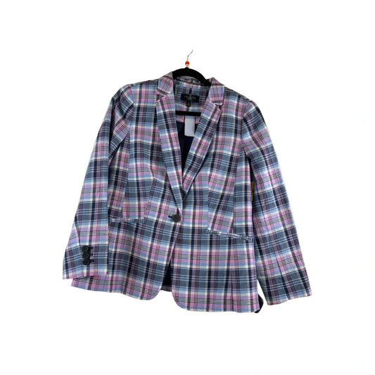 Blazer By Talbots In Blue & Pink, Size: Mp