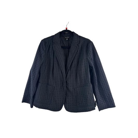 Blazer By Ann Taylor In Black, Size: L