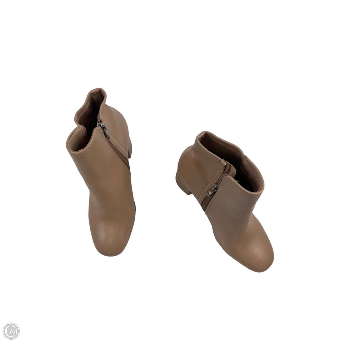 Boots Ankle Heels By Mia In Beige, Size: 8