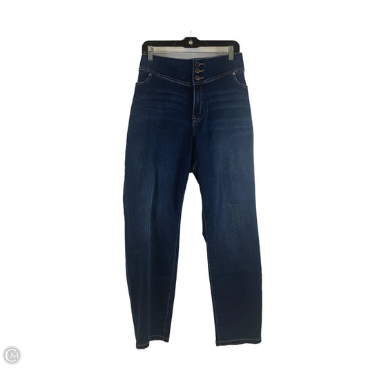 Jeans Straight By Lane Bryant In Blue Denim, Size: 24