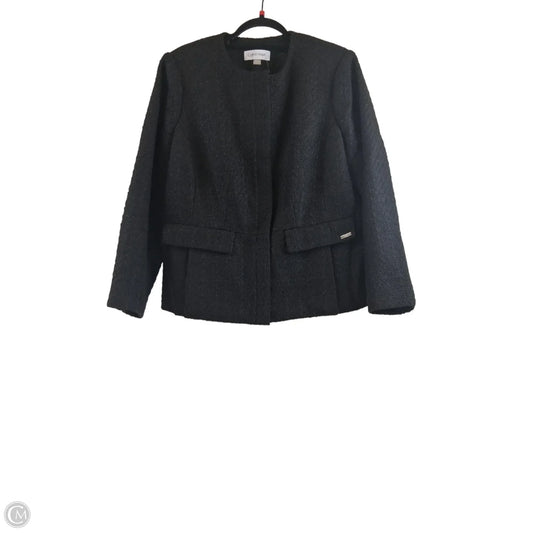 Blazer By Calvin Klein In Black, Size: Xl