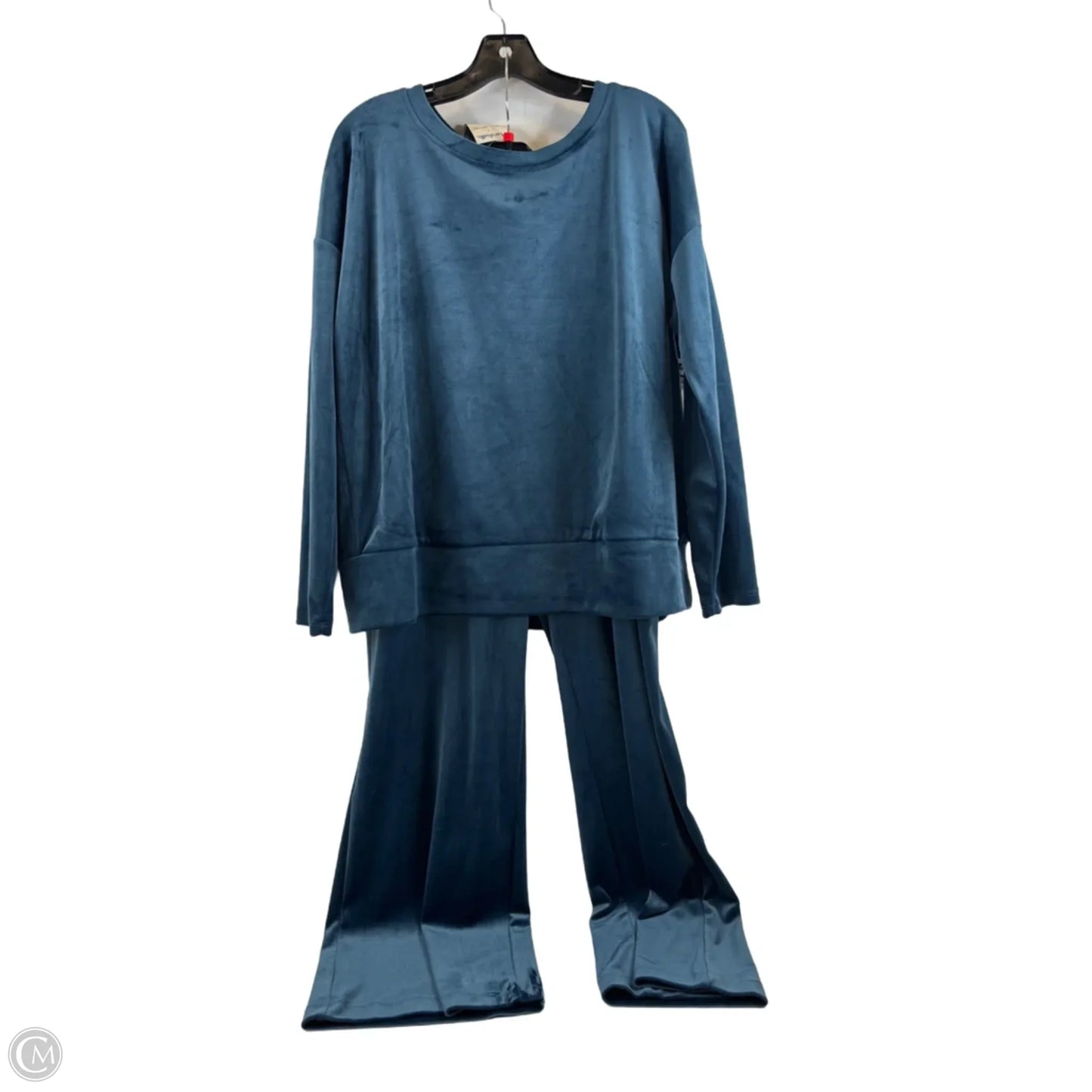 Lounge Set Pants By Cable And Gauge In Blue, Size: L