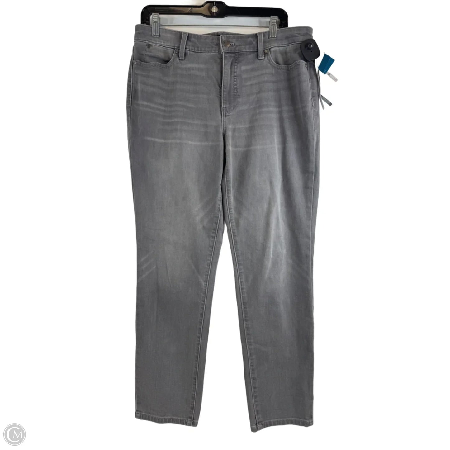 Jeans Skinny By Talbots In Grey Denim, Size: 10