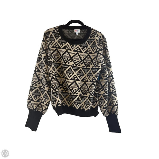 Sweater By Lularoe In Black & Cream, Size: Xl