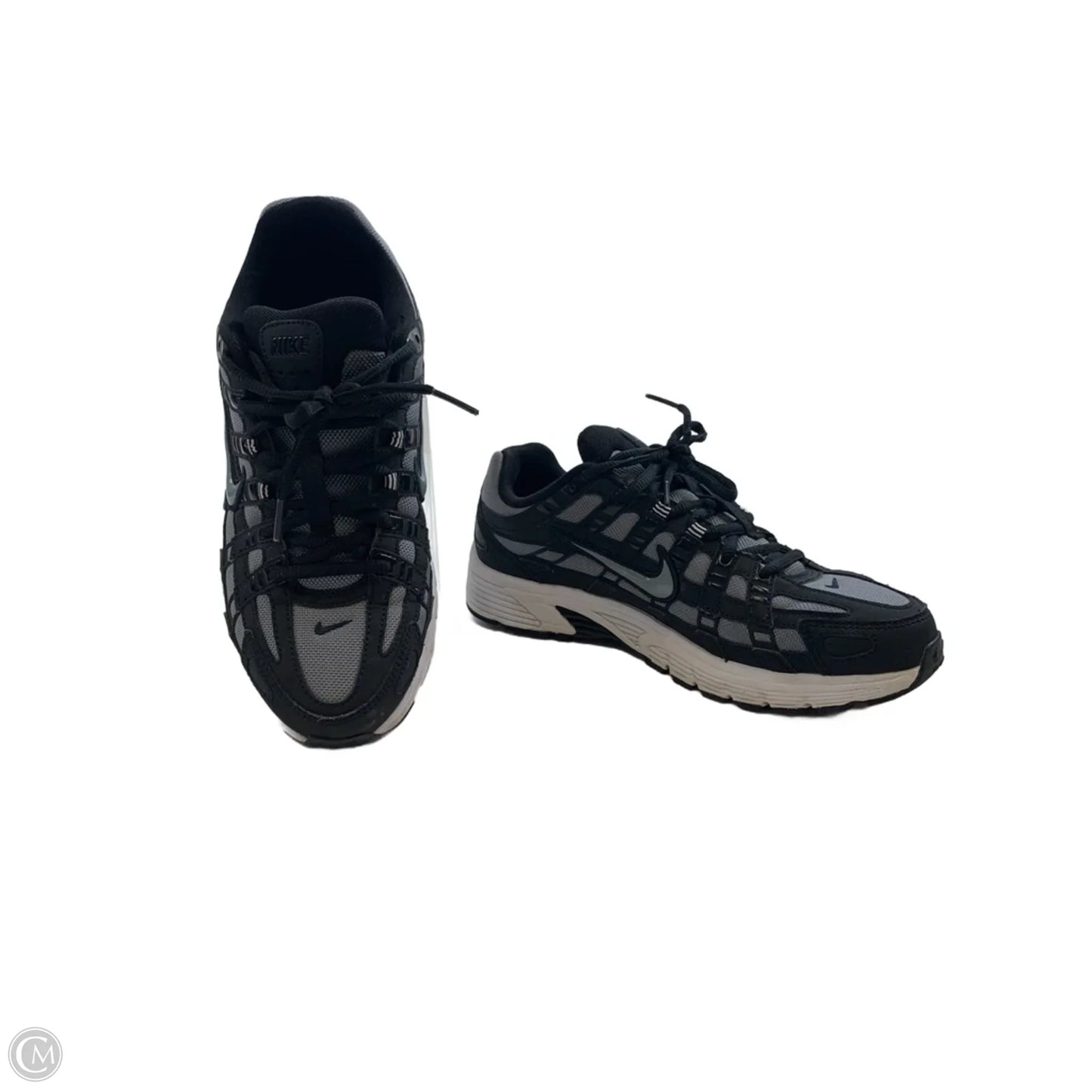 Shoes Athletic By Nike Apparel In Black & Grey, Size: 7