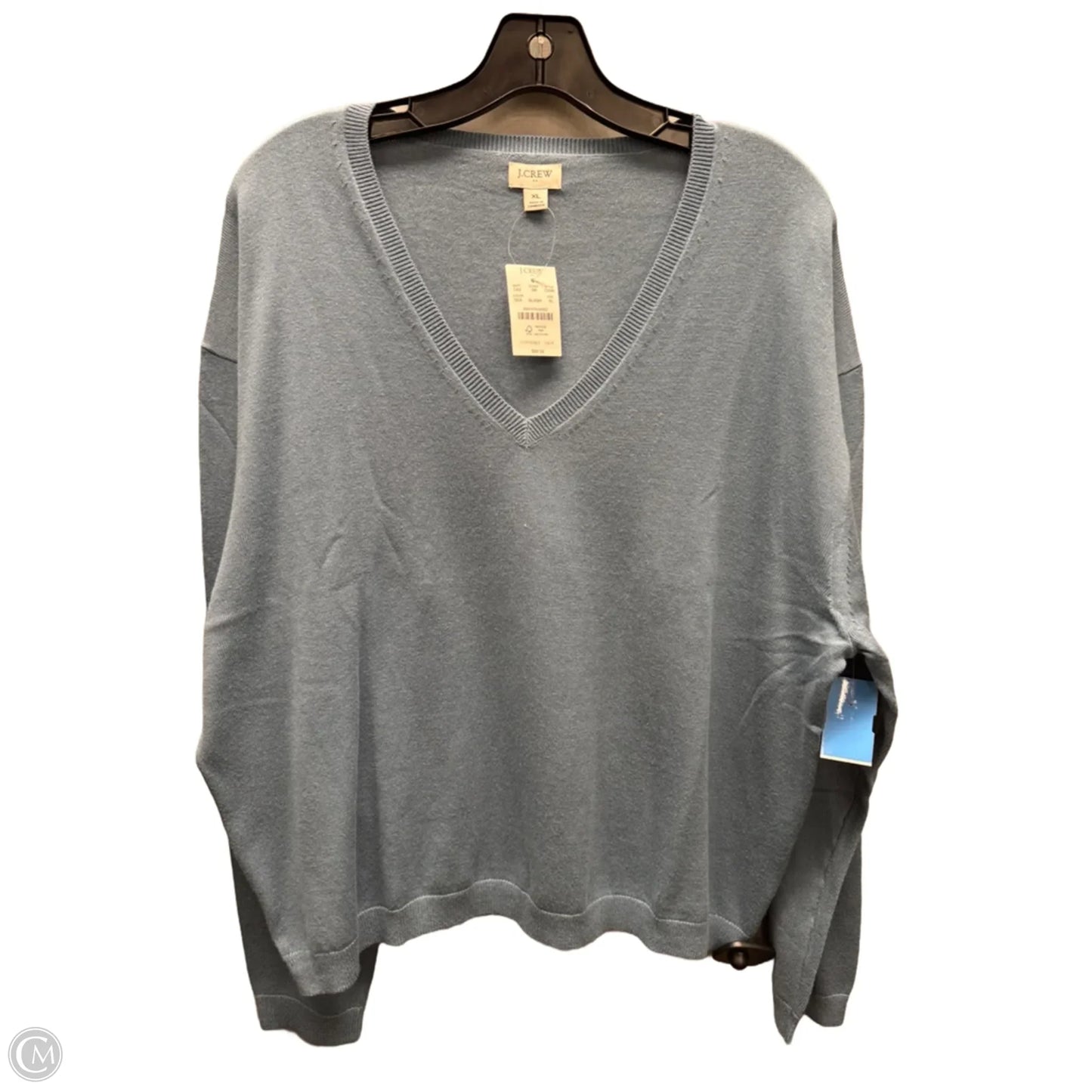 Top Long Sleeve By J. Crew In Blue, Size: Xl