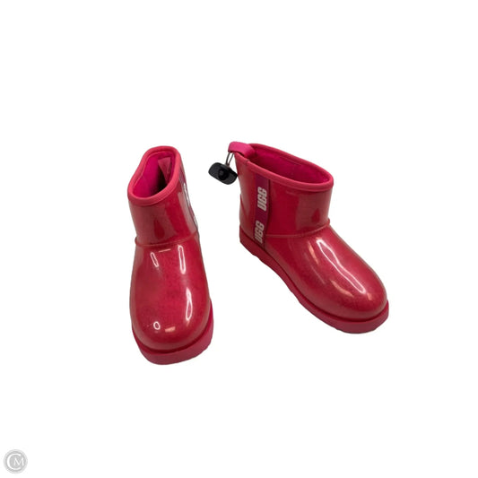Boots Designer By Ugg In Pink, Size: 6
