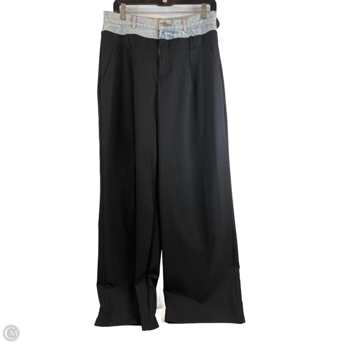 Pants Dress By Clothes Mentor In Black & Blue, Size: M