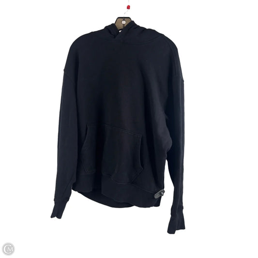 Sweatshirt Hoodie By Old Navy In Black, Size: L