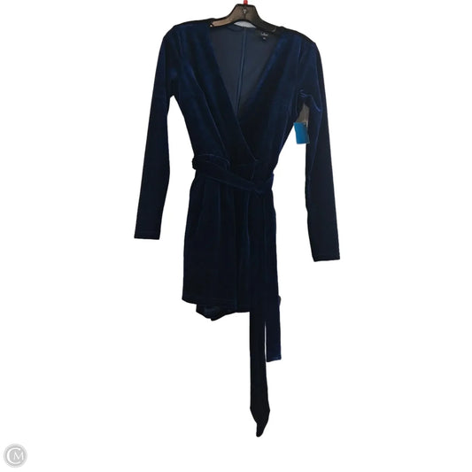 Romper By Lulus In Blue, Size: Xs
