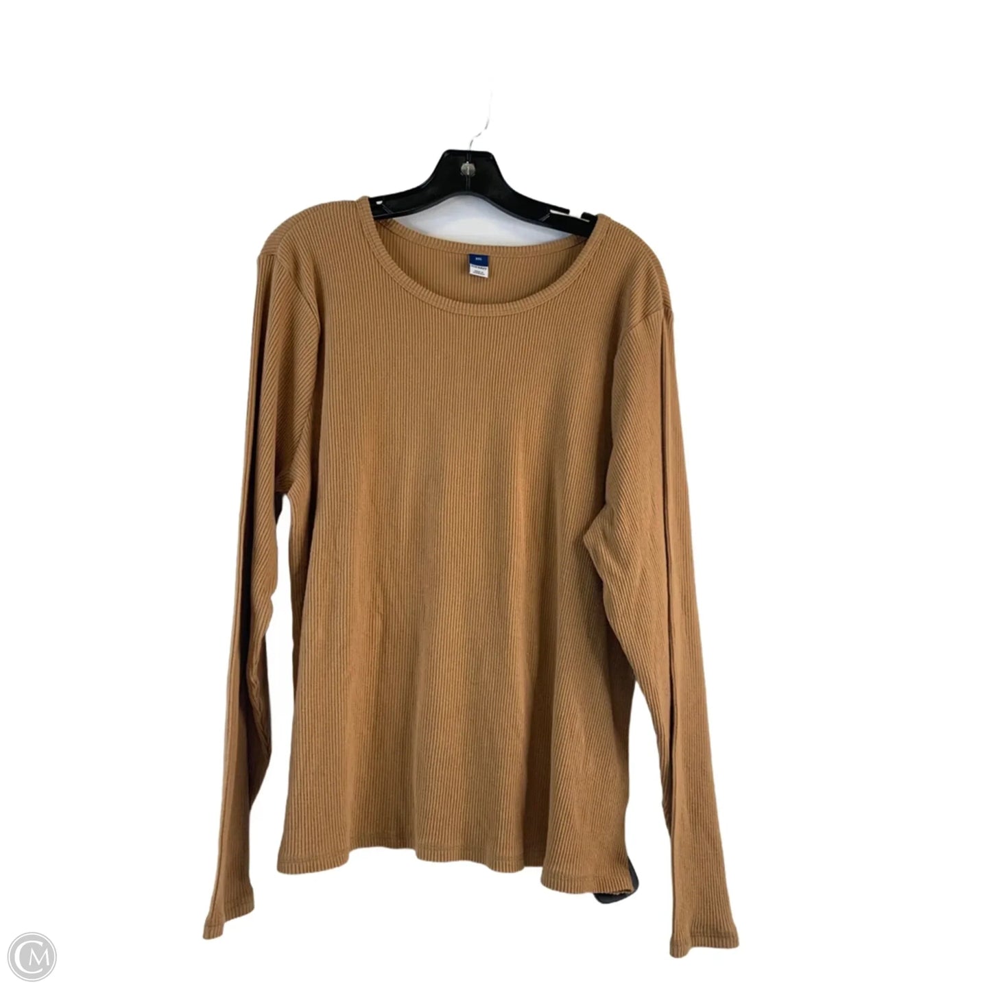 Top Long Sleeve Basic By Old Navy In Brown, Size: Xxl