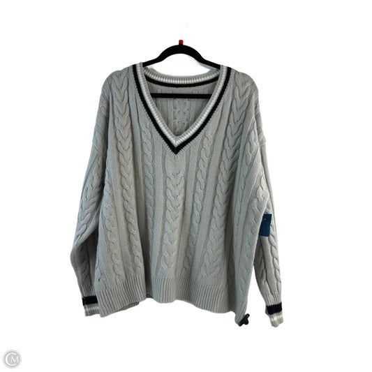 Sweater By Shein In Grey, Size: 3x