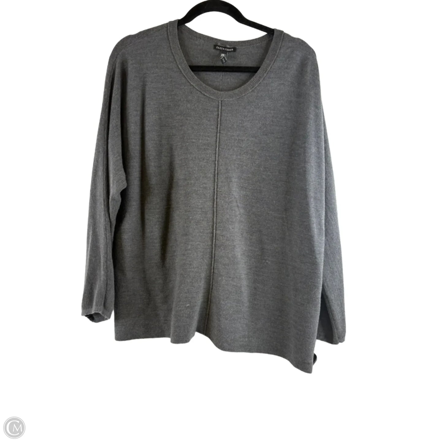 Sweater By Eileen Fisher In Grey, Size: Xl
