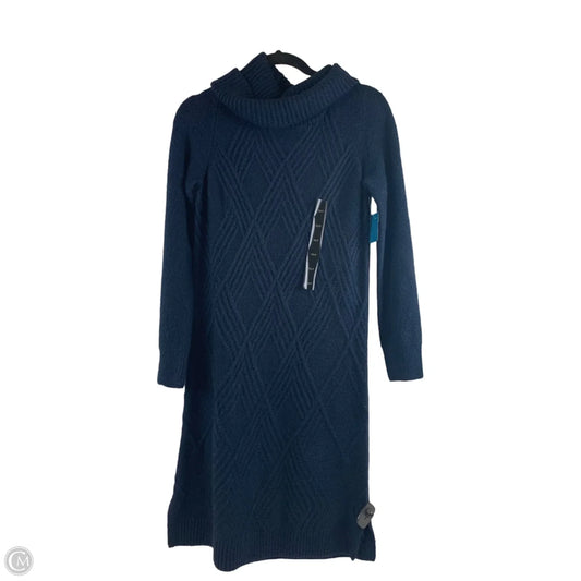 Dress Sweater By Banana Republic In Navy, Size: Xsp