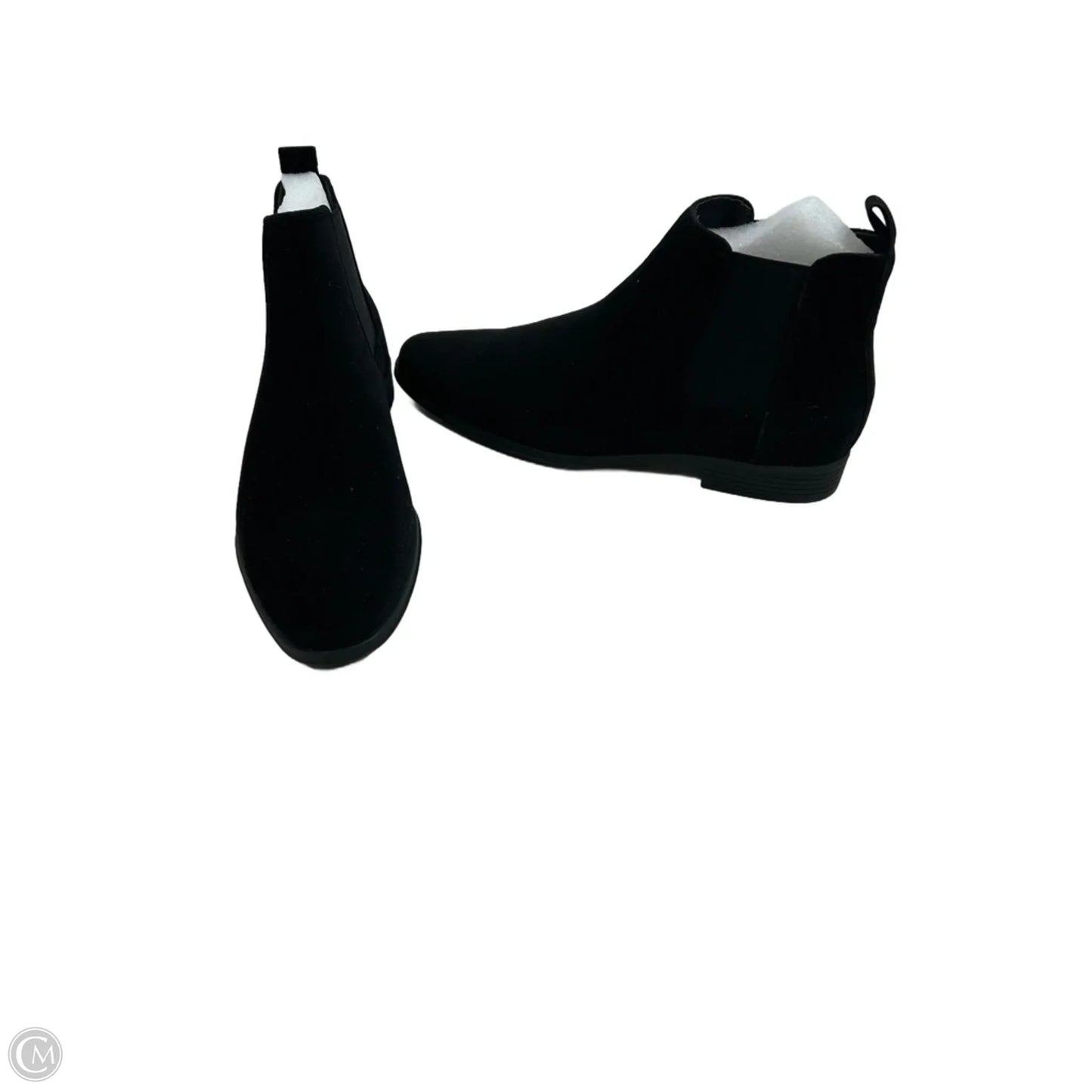 Boots Ankle Heels By Asos In Black, Size: 6