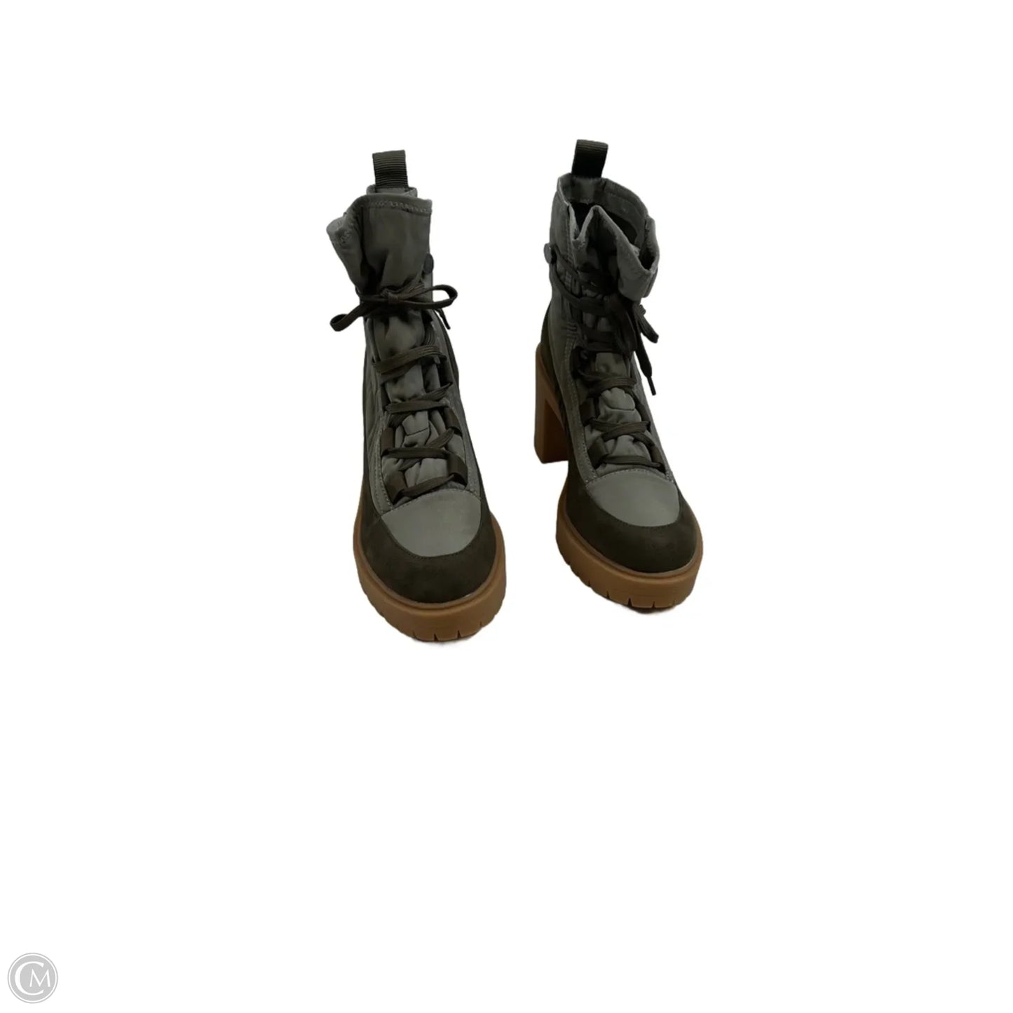 Boots Hiking By Dolce Vita In Green & Tan, Size: 12