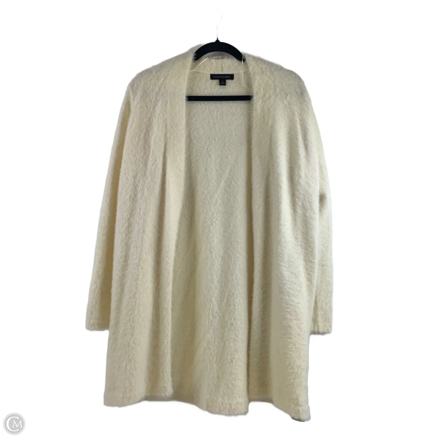 Sweater Cardigan By Banana Republic In Ivory, Size: Xs