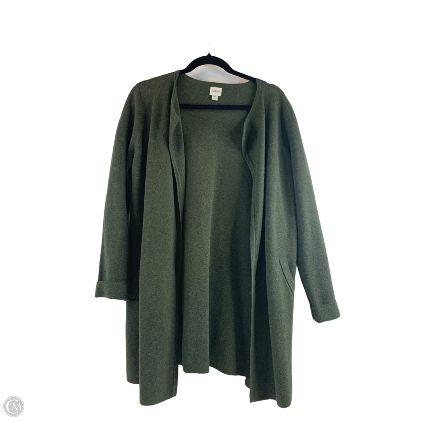 Sweater Cardigan By J. Crew In Green, Size: Xs