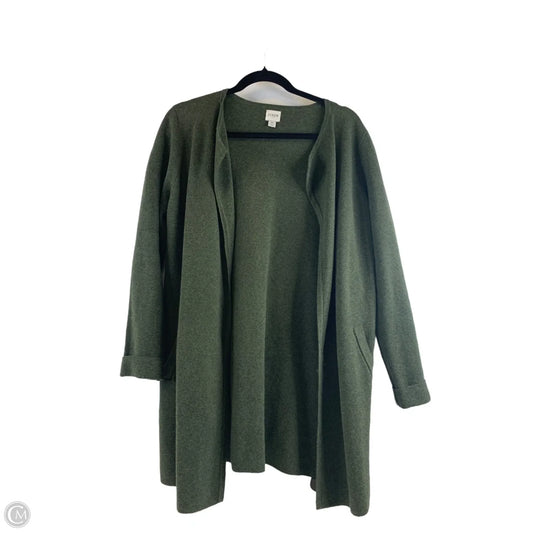Sweater Cardigan By J. Crew In Green, Size: Xs