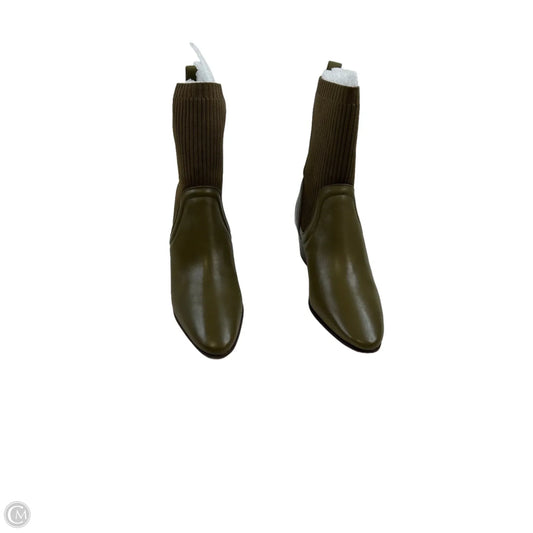Boots Ankle Heels By Schutz In Green, Size: 6