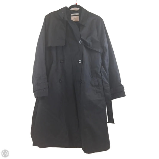 Coat Trench Coat By A New Day In Black, Size: L