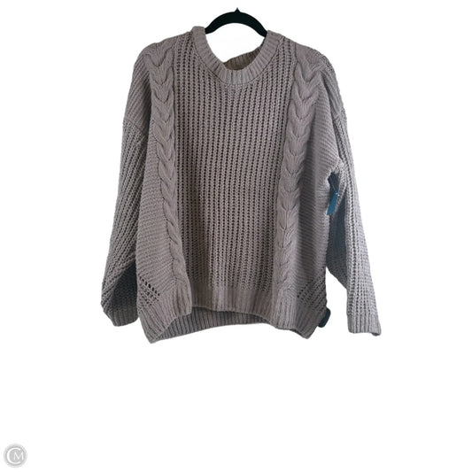 Sweater By So In Taupe, Size: Xxl