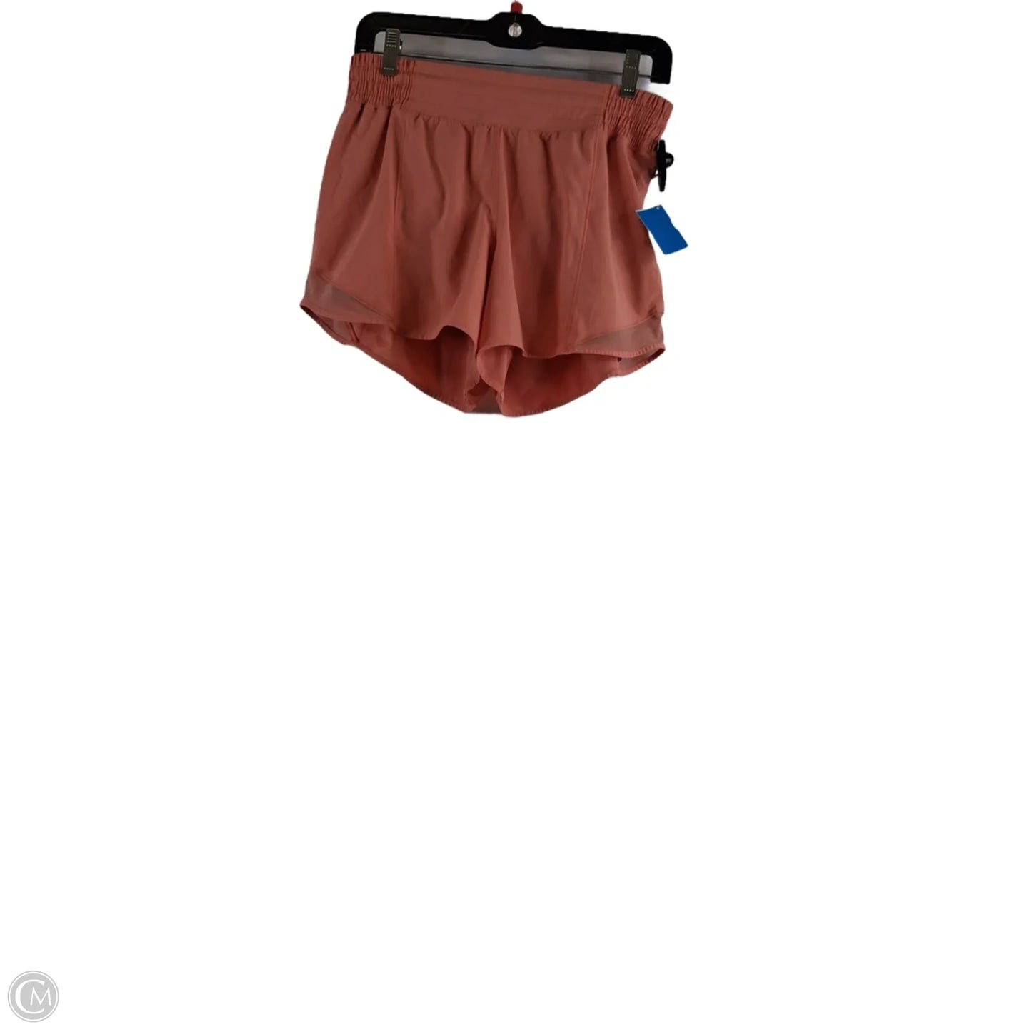 Athletic Shorts By Lululemon In Peach, Size: 8