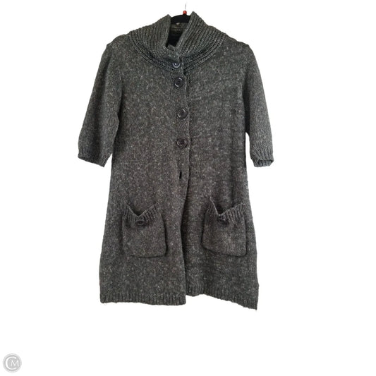 Sweater Cardigan By Clothes Mentor In Green, Size: M