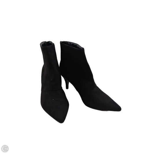 Boots Ankle Heels By Urban Outfitters In Black, Size: 9