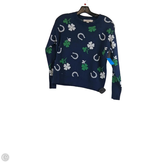 Sweater By Loft In Blue & Green, Size: Sp